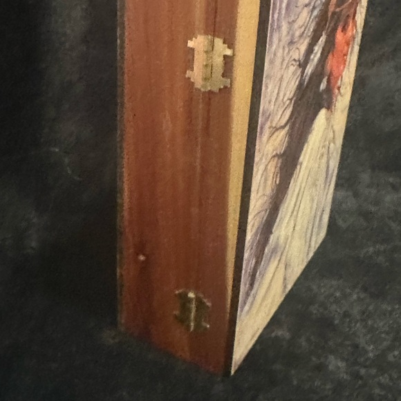 Wood Jewelry Box with Native American Princess Print - Picture 10 of 10